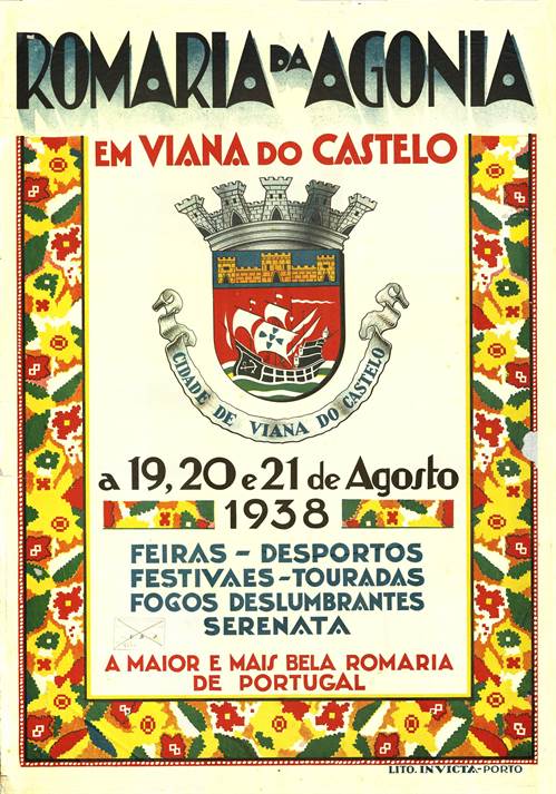 Cartaz Romaria da Agonia em Viana do Castelo (1938)
