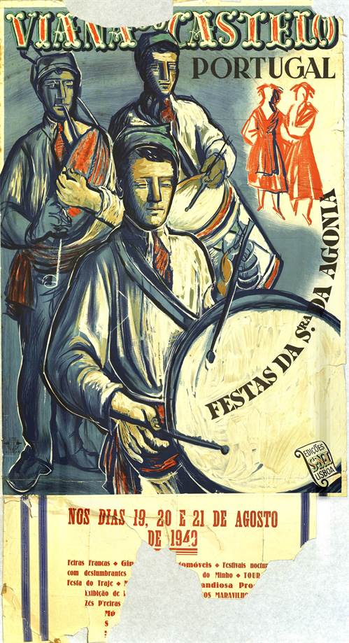 Cartaz Festas da Senhora da Agonia (1949)