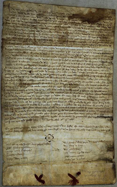 Carta Régia 2/11 - Troca com o Bispo de Tui para a fundação de Viana (1262)